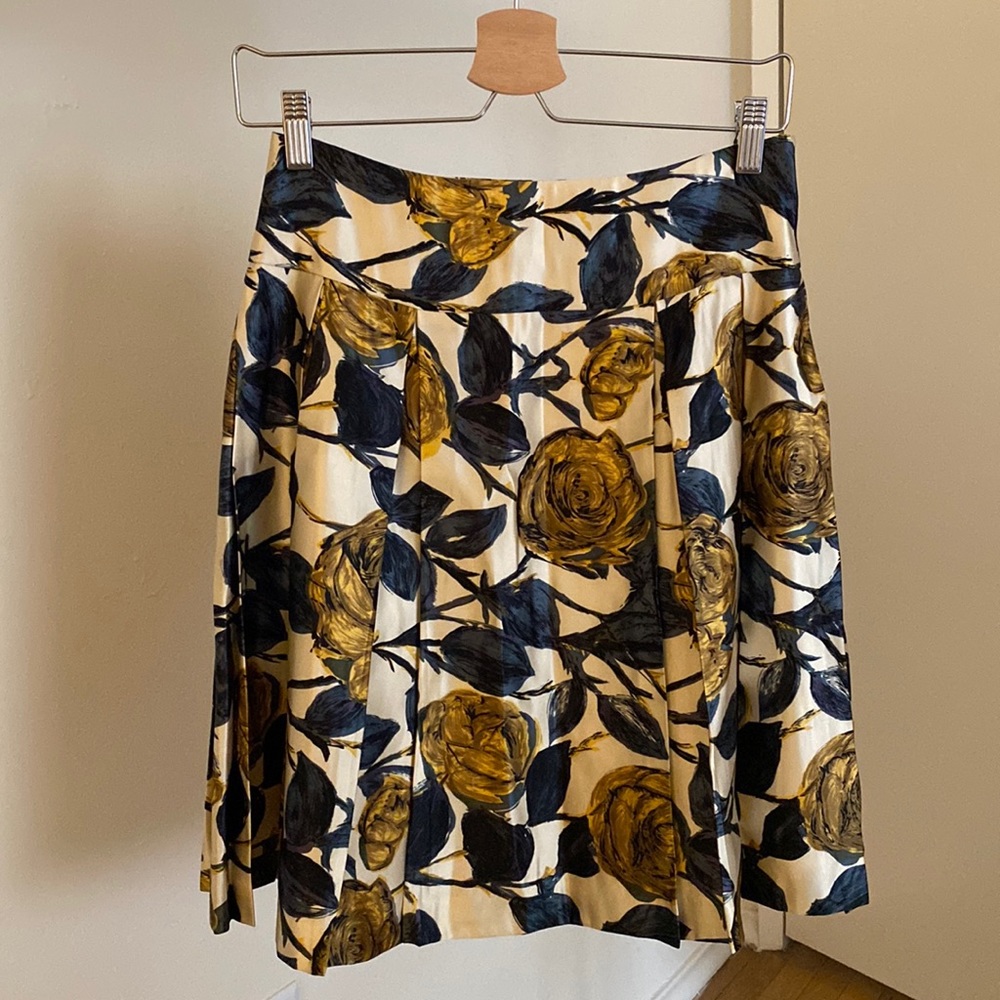 Milly silk skirt